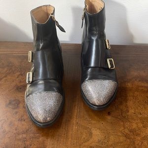 Office of Angela Scott Mr. Dean metallic boot